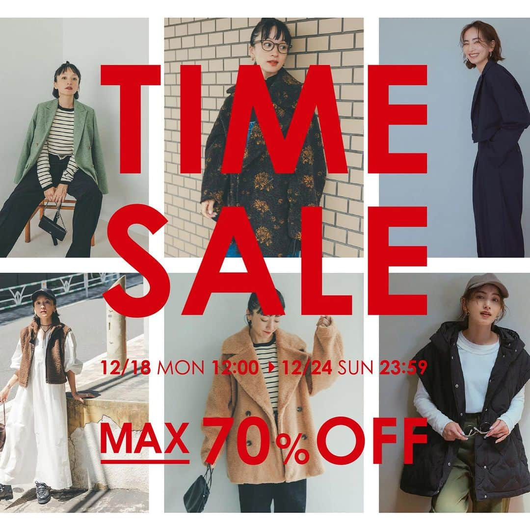 オブレクトさんのインスタグラム写真 - (オブレクトInstagram)「oblekt TIME SALE MAX 70%OFF 開催中‼️ - 12/24 (SUN) 23:59まで  大変お得なこの機会にぜひご利用ください✨  そして、oblektの公式LINEをお友だち追加していただいている方には、さらにお得になるキャンペーンも実施中です❗️ LINEお友だち限定クーポン SALE価格よりさらに10%OFF‼️ 今からでも間に合います！ お得なこの機会にお友だち追加をお願いします✨  LINE アカウントID 【@oblekt.jp】で検索👀  #oblekt #オブレクト #timesale」12月18日 12時33分 - oblekt_jp