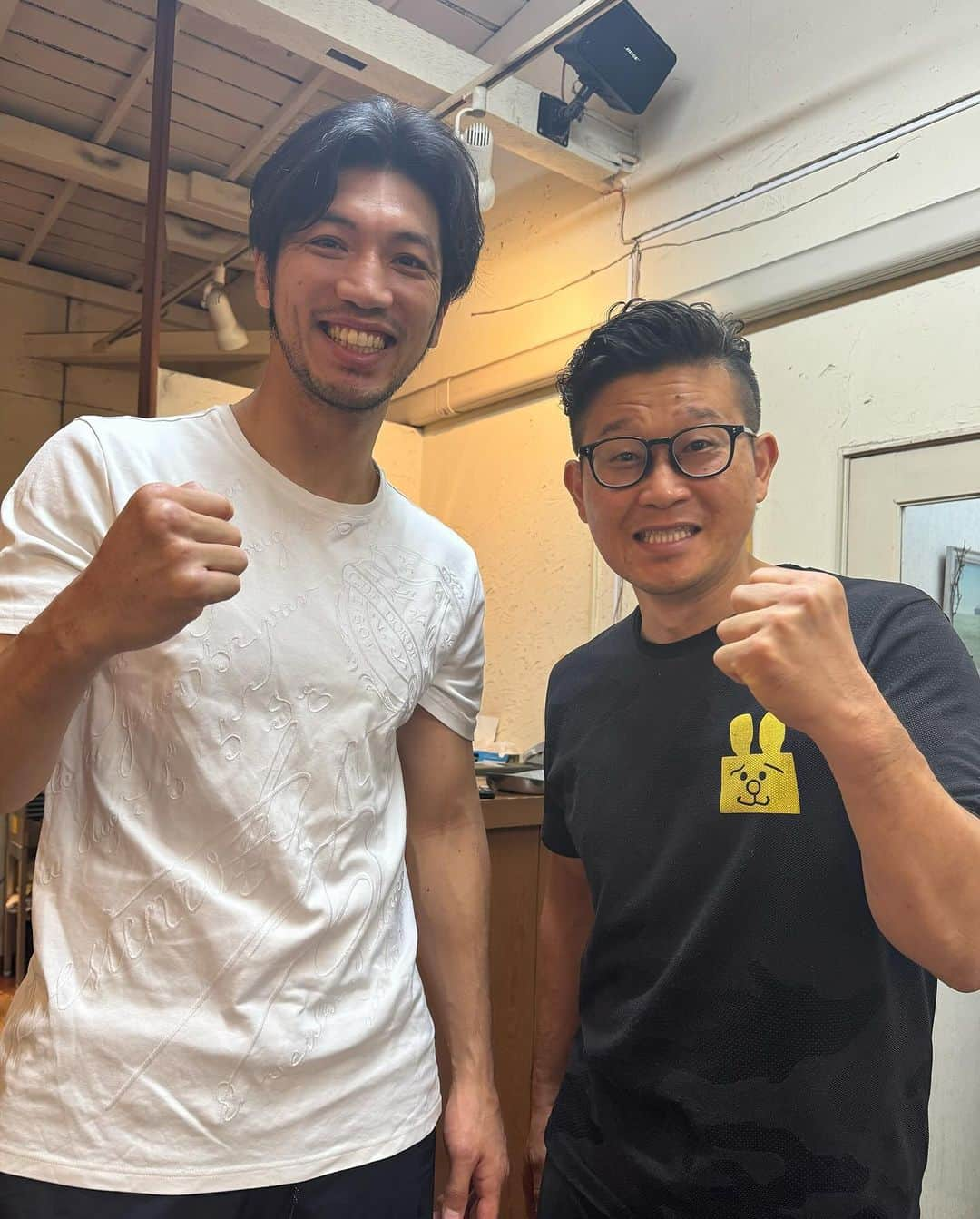 杉本知香さんのインスタグラム写真 - (杉本知香Instagram)「村田さん、高倉くんスッキリ✂️✨ 2人とも、筋肉凄かった💪‼️  #中目黒美容室 #村田諒太 🥊 #ロンドンオリンピックミドル級金メダリスト 元#WBA世界ミドル級スーパー王者 #たかくら引越しセンター」12月14日 17時31分 - sugimotoc