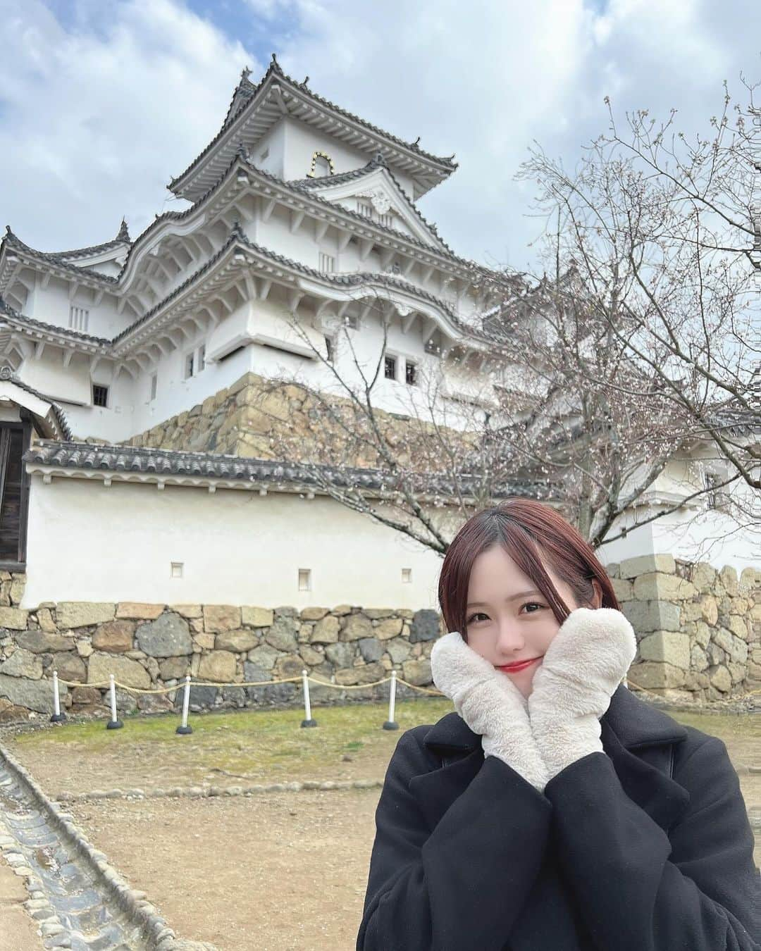 佐藤佳穂のインスタグラム：「姫路城かわいい🏯💓 お菊井戸すき   #姫路城   #神戸」