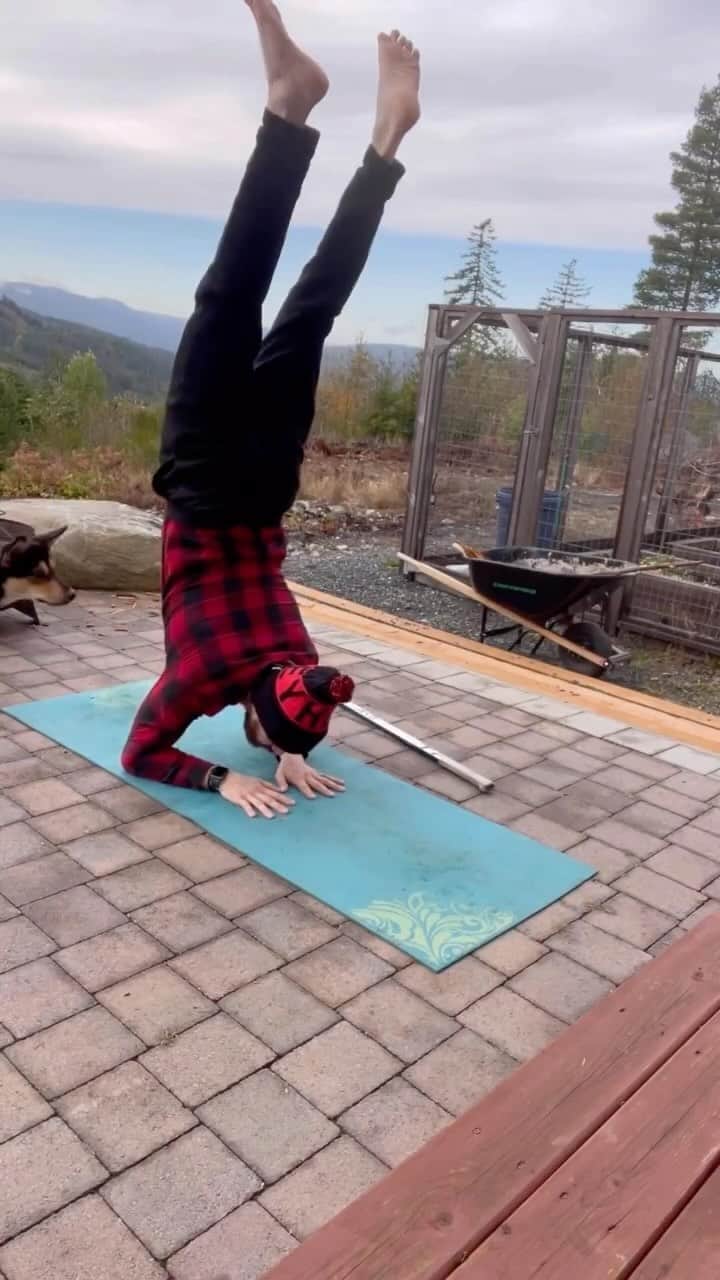 Poler Outdoor Stuffのインスタグラム：「Our man in the field @spencer.jenkin is a big Leafs fan and apparently not too keen on yoga. Maybe he needs to let Marty borrow his @nhl poncho?」