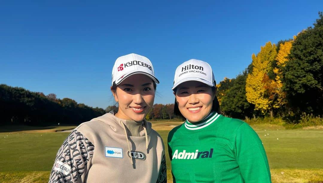 畑岡奈紗さんのインスタグラム写真 - (畑岡奈紗Instagram)「🏝️Hilton Grand Vacations Cup2023💙 ご参加頂いたオーナーの皆様、ゲストの皆様、この大会を主催して頂きましたHilton Grand Vacationsの皆様、会場を提供して頂きました、PGM石岡ゴルフクラブの皆様ありがとうございました！ そして、スペシャルゲストとして一緒に大会を盛り上げて頂きました @ryuritsuko プロありがとうございました😊  来年も皆様のご参加お待ちしております😁」12月14日 10時41分 - nasahataoka
