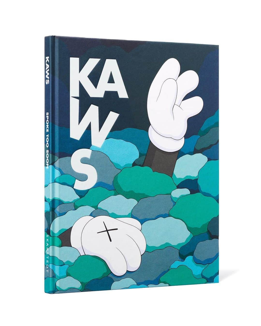 KAWSONEさんのインスタグラム写真 - (KAWSONEInstagram)「KAWS: SPOKE TOO SOON book available Friday December 15, 10:00 AM EST from @skarstedtgallery.  Published on the occasion of the exhibition KAWS: SPOKE TOO SOON at Skarstedt, New York, this catalogue features full plate images, details, and installation photographs, with custom fluorescent printing throughout.  Copies will be available for purchase directly on the Skarstedt website.  #KAWS #SPOKETOOSOON @KAWS @skarstedtgallery @generationpress @punktdotcom @jontywilde」12月15日 3時21分 - kaws