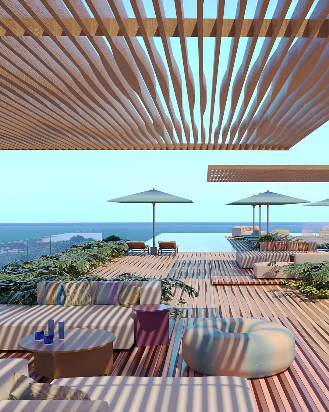 ミッソーニのインスタグラム：「Missoni partnered with Durar Group, Fortune 5 and OCTA Develop for the realization of Moonstone, Interiors by Missoni, a residential project located in Ras Al Khaimah, United Arab Emirates.  #DurarGroup  #Fortune5  #OCTADevelop  #Missoni」
