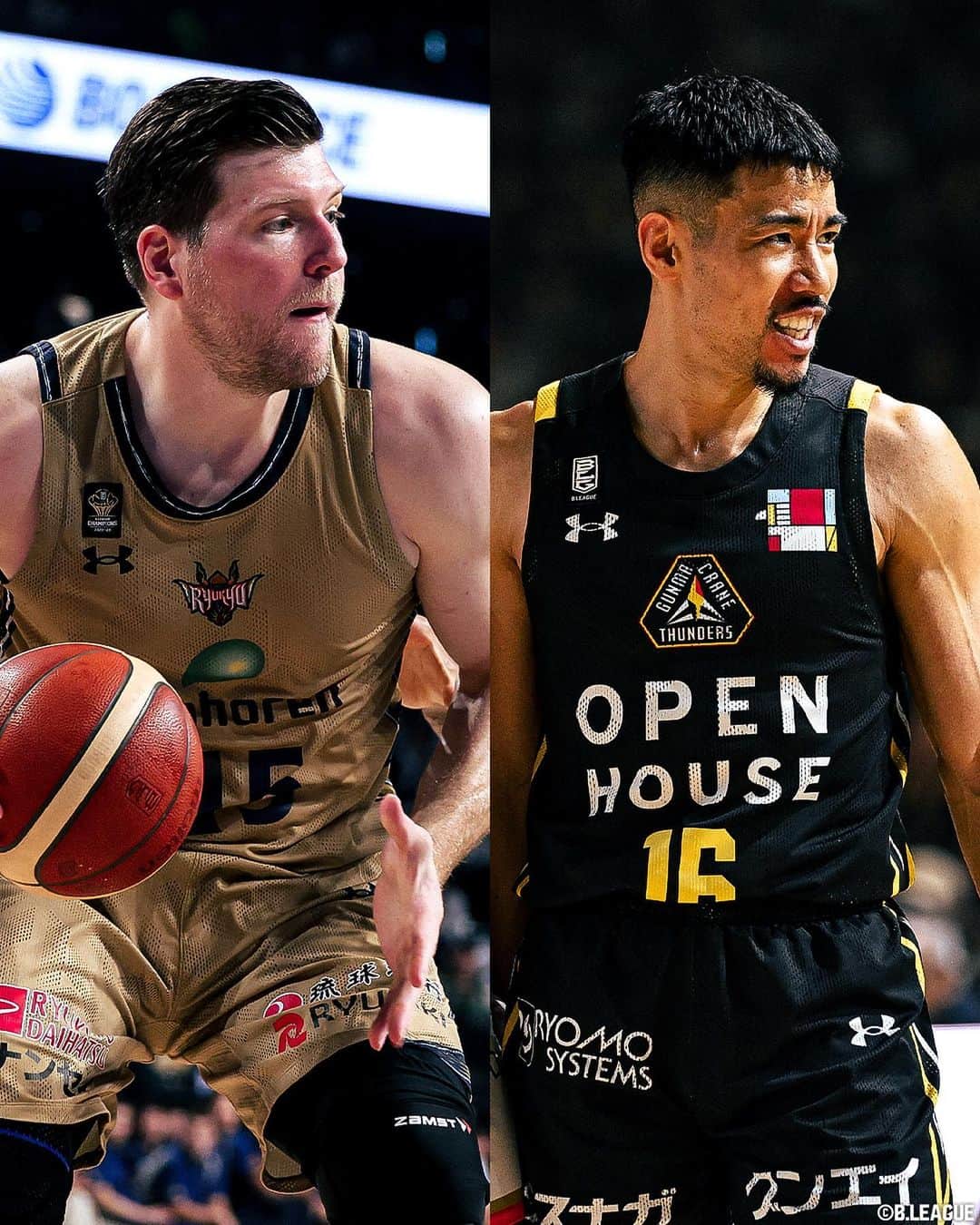 B.LEAGUEさんのインスタグラム写真 - (B.LEAGUEInstagram)「#Bリーグオールスター 全出場選手決定🌺🏀 あなたの注目選手は？📝  「B.LEAGUE ALL-STAR GAME 2024 IN OKINAWA」に出場する26名の選手が決定しました！　　  「On Fire投票 by バスケットLIVE」 【B.BLACK】琉球#45 ジャック・クーリー 【B.WHITE】群馬#16 並里 成  「SNS投票」 【B.BLACK】川崎#22 ニック・ファジーカス 【B.WHITE】島根#3 安藤 誓哉  #Bリーグ」12月14日 18時33分 - b.league_official