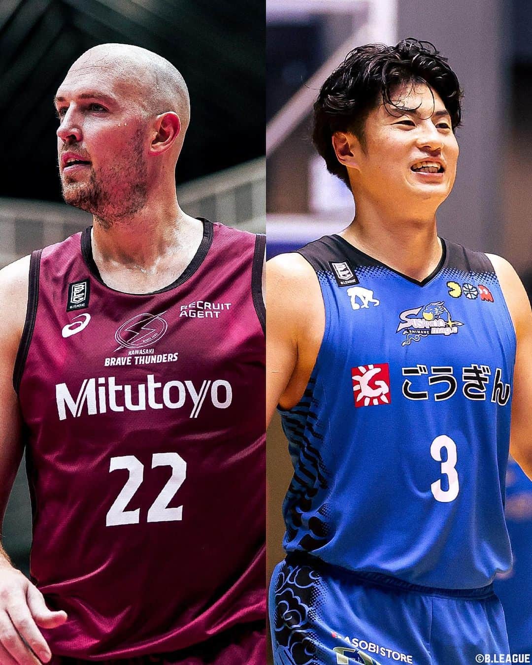 B.LEAGUEさんのインスタグラム写真 - (B.LEAGUEInstagram)「#Bリーグオールスター 全出場選手決定🌺🏀 あなたの注目選手は？📝  「B.LEAGUE ALL-STAR GAME 2024 IN OKINAWA」に出場する26名の選手が決定しました！　　  「On Fire投票 by バスケットLIVE」 【B.BLACK】琉球#45 ジャック・クーリー 【B.WHITE】群馬#16 並里 成  「SNS投票」 【B.BLACK】川崎#22 ニック・ファジーカス 【B.WHITE】島根#3 安藤 誓哉  #Bリーグ」12月14日 18時33分 - b.league_official