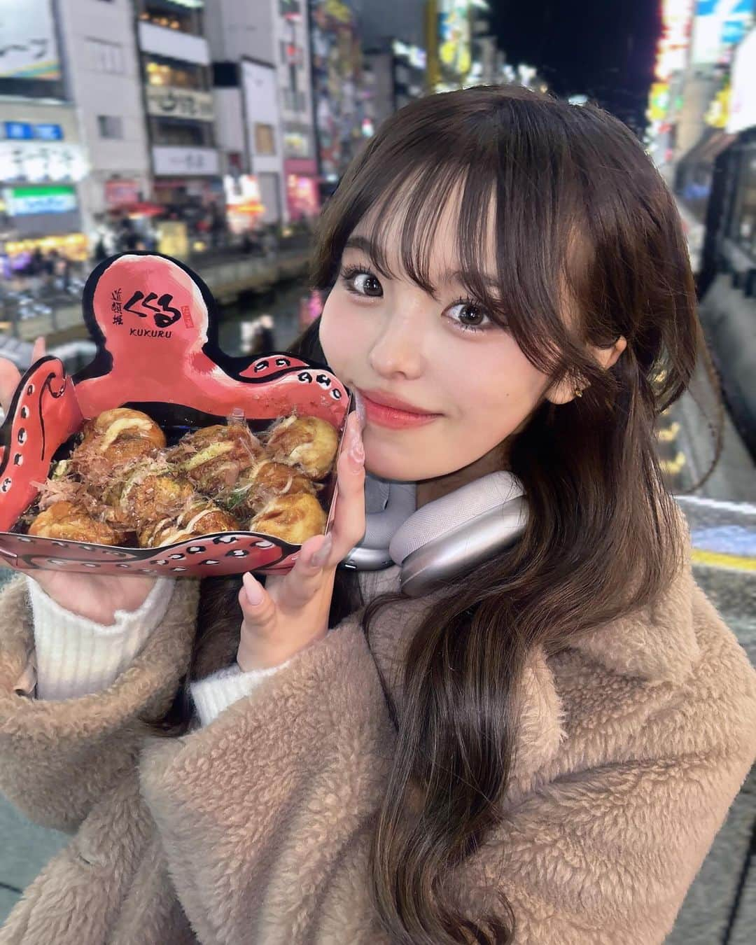 おさきさんのインスタグラム写真 - (おさきInstagram)「大阪のたこ焼きなんばーわん🤍🤍🤍」12月14日 20時18分 - sakichanman_you