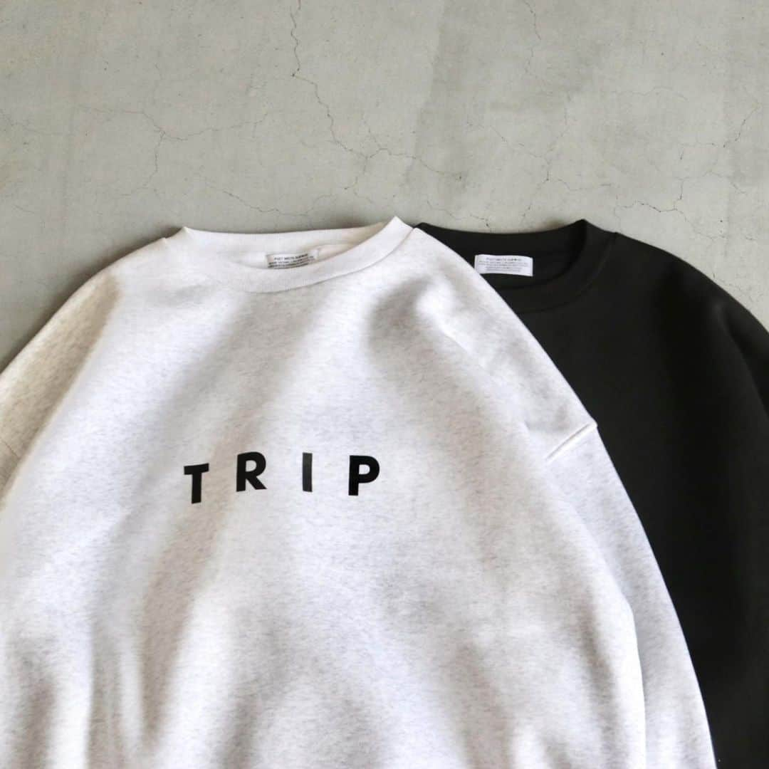 wonder_mountain_irieのインスタグラム：「_ POET MEETS DUBWISE / ポエトミーツダブワイズ “”TRIP” OVERSIZED SWEAT” ¥ 14,850- _ 〈online store / @digital_mountain〉 https://www.digital-mountain.net _ 【オンラインストア#DigitalMountain へのご注文】 *24時間受付 *14時までのご注文で即日発送 tel：084-973-8204 _ We can send your order overseas. Ordering procedure details can be found here. >>http://www.digital-mountain.net/html/page56.html  _ #POETMEETSDUBWISE #ポエトミーツダブワイズ _ 〒720-0043  広島県福山市船町2-23 JR 「#福山駅」より徒歩10分 #ワンダーマウンテン #japan #hiroshima #福山 #福山市 #尾道 #倉敷 #鞆の浦 近く _ WOMEN/GOODS： @hacbywondermountain _」