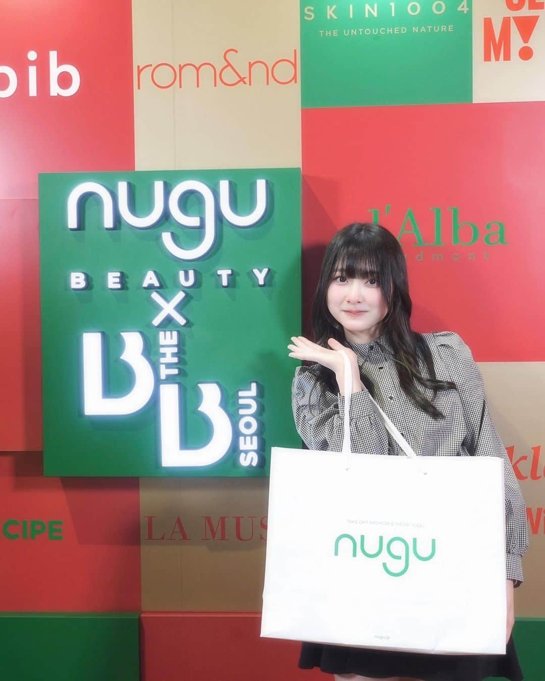 歩花さんのインスタグラム写真 - (歩花Instagram)「NUGU×B the B SEOUL-BEAUTY POP UP I 一足先に行ってきました！  12月15日〜12月17日表参道で開催されてます🙆‍♀️ 先着giftやフォローgiftもあるのでぜひ気になる方は行ってみてください♡  OMOTESANDO MUSEUM 東京都港区青山3丁目18-19  たくさんのコスメブランドが揃っていて、キラキラでワクワクしました...⭐️ とっても楽しかったです！  Abibさんハズレなしくじもやってて面白かったですᵔ ᵕ ᵔ  参加ブランド🇰🇷 @dalba_japan  @abib.japan  @lalarecipe.jp  @skin1004_japan  @klairs.jp  @flynn.japan  @keybo_jp  @romand_jp  @blancdiva_japan  @lamuse.japan   @nugu__official  @nugu_beauty  @unin.agency  @copter_h_   #nugu #popupstore #cosme #pr」12月14日 21時44分 - honoka_0714_