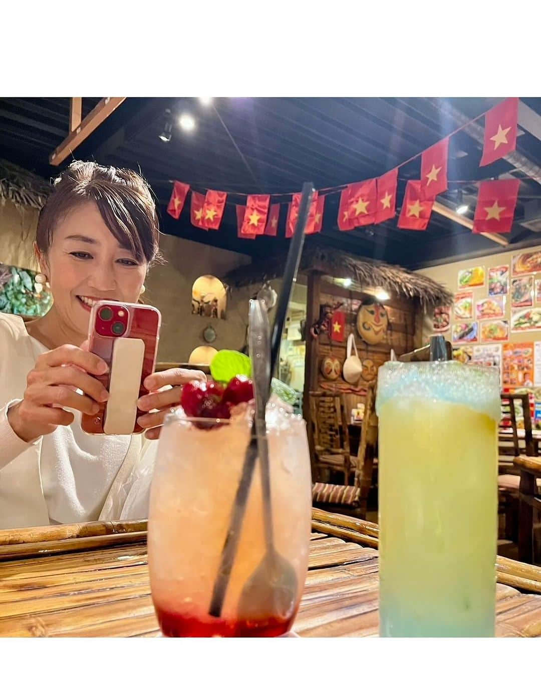 永倉由季さんのインスタグラム写真 - (永倉由季Instagram)「. . ⁡ 少し早めの忘年会は ⁡ 旅に行ったベトナムを思い出して ベトナム料理🇻🇳のお店 ⁡ 久しぶりの「アンゴン」さん。 変わらず美味しいわぁ✨ ⁡ @anngon.1998  ⁡ 米粉を使って 日本人向けにアレンジされた フォーはモッチモチ。 ⁡ ⁡ まいまいとは お互いに独立してから 全然一緒に仕事をしていなかったので ⁡ 来年は面白いことできるといいな✨ ⁡ . #心斎橋グルメ  #忘年会シーズン  #ベトナム旅行  #ベトナム料理🇻🇳  #アンゴン #美味しいもの好きな人と繋がりたい  #食べスタグラム  #旅行好き   . . ▶︎アメブロ更新　↓プロフリンクから　　　　　　　　　　　　　　　@yuki_nagakura67 ⁡ ✼••┈┈┈┈┈┈┈┈┈┈┈┈┈┈┈┈••✼  　　　　　 ▶︎アナウンサー・プライベート用Instagram @yuki_nagakura67 ⁡ ▶︎ブランディング用/魅せ方・伝え方・オススメ @yuki_nagakura_brushup_salon ⁡ ✼••┈┈┈┈┈┈┈┈┈┈┈┈┈┈┈┈••✼ ⁡ ⁡ #永倉由季 #フリーアナウンサー #司会者 #顔タイプ診断 #顔タイプアドバイザー #アナウンサー #気軽にフォローしてください ___________________________」12月14日 22時25分 - yuki_nagakura67