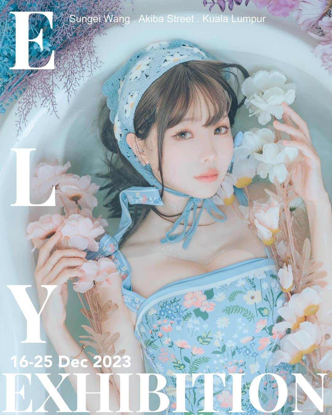 Elyのインスタグラム：「Ely Exhibition 原創作品鑑賞會in馬來西亞🇲🇾 全展出免費入場，歡迎大家親臨現場感受Ely的原創cosplay寫真和作品！✨ Meet &Greet 日期時間 12/16,17  2:00-4:00pm 12/23  3:00-8:00pm 12/24  11:30-3:00pm 參加資格：現場購買ELY商品滿150馬幣，可獲得2個簽名和手機合照 名額有限，期待和大家一起看展覽過聖誕～💕 Ely Original Series Exhibition in Malaysia Station Meet & Greet Dates and Times Released! Eligibility: Purchase ELY products worth RM 150 on-site to receive 2 signatures and take selfie with your phone. Limited spots available, everyone is welcome to join us on-site!  🖼️ Ely Exhibition in Malaysia  📆 16-25 Dec 2023 📍 Akiba Street, Jumpa Sungei Wang」