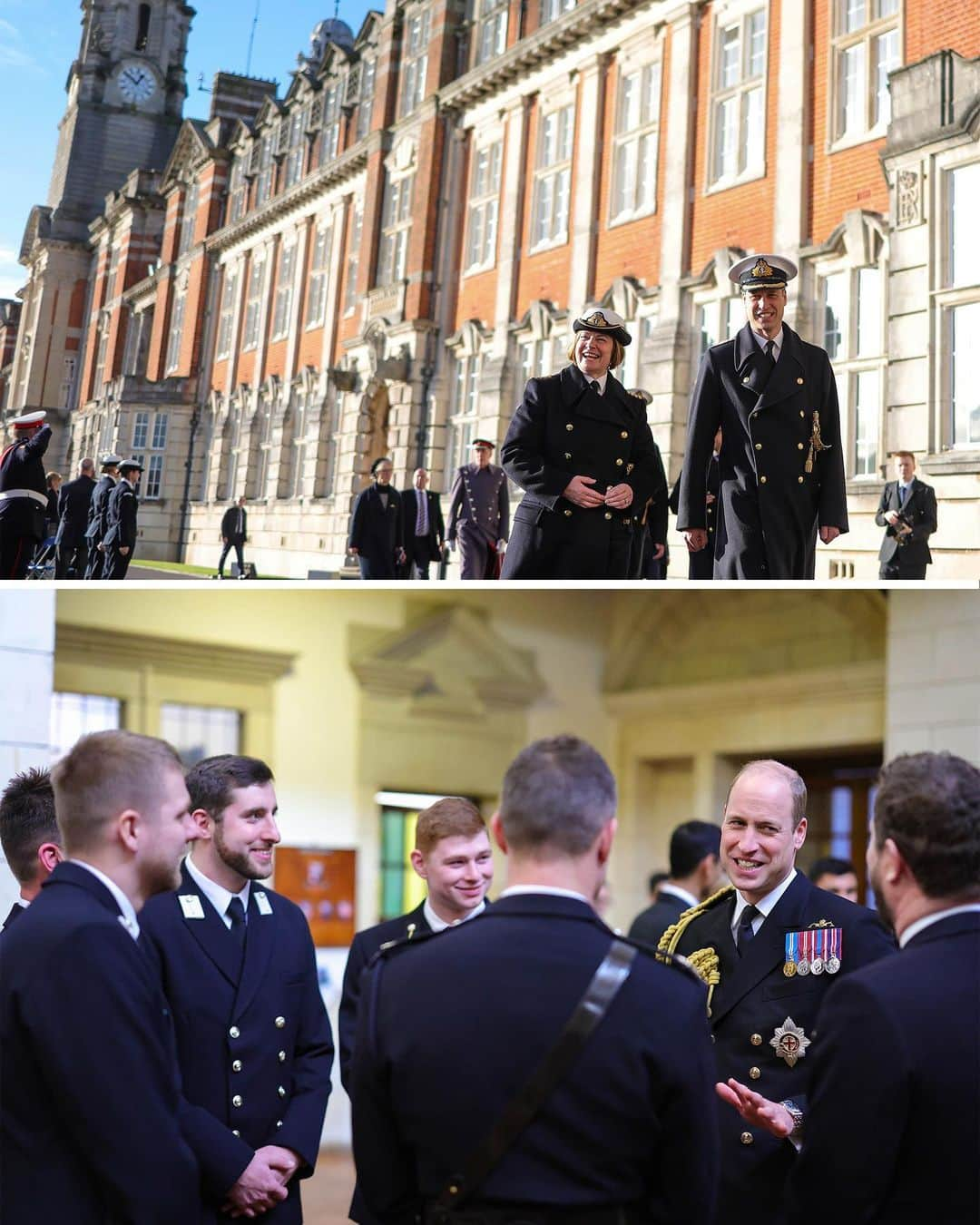 ウィリアム（ケンブリッジ公）さんのインスタグラム写真 - (ウィリアム（ケンブリッジ公）Instagram)「Congratulations to the remarkable Young Officers on your Passing Out Parade.  Your dedication, discipline and hard work have brought you to this significant milestone as you embark on this incredible journey of duty and service around the world ⚓️」12月15日 0時20分 - princeandprincessofwales