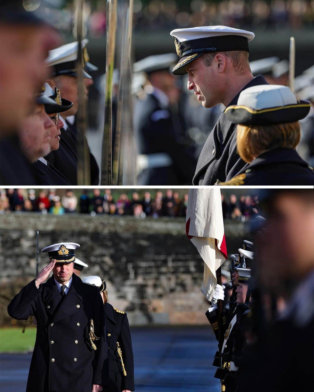 ウィリアム（ケンブリッジ公）さんのインスタグラム写真 - (ウィリアム（ケンブリッジ公）Instagram)「Congratulations to the remarkable Young Officers on your Passing Out Parade.  Your dedication, discipline and hard work have brought you to this significant milestone as you embark on this incredible journey of duty and service around the world ⚓️」12月15日 0時20分 - princeandprincessofwales