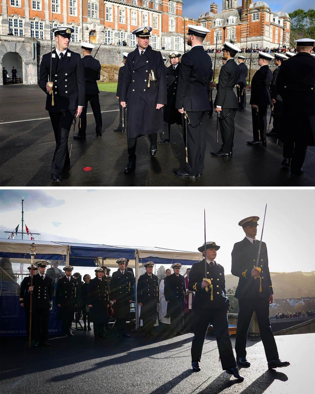 ウィリアム（ケンブリッジ公）さんのインスタグラム写真 - (ウィリアム（ケンブリッジ公）Instagram)「Congratulations to the remarkable Young Officers on your Passing Out Parade.  Your dedication, discipline and hard work have brought you to this significant milestone as you embark on this incredible journey of duty and service around the world ⚓️」12月15日 0時20分 - princeandprincessofwales