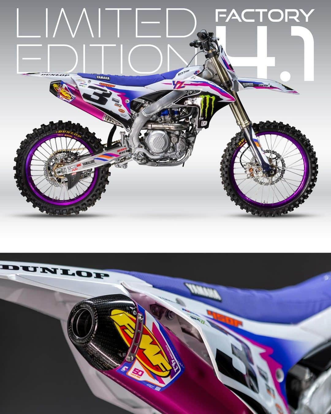 Racer X Onlineのインスタグラム：「@fmf73 Limited Edition Metal Works launches their ultra exclusive Factory Yamaha Systems. Only 25 of each 250F and 450F systems are now available directly at FMFRacing.com. These are all that will ever be produced!  Developed in conjunction with STAR Factory Yamaha, each of these LE systems are laser etched and come with a signed Don Emler certificate of authenticity. Learn more today! Who will get #1? #partnership」