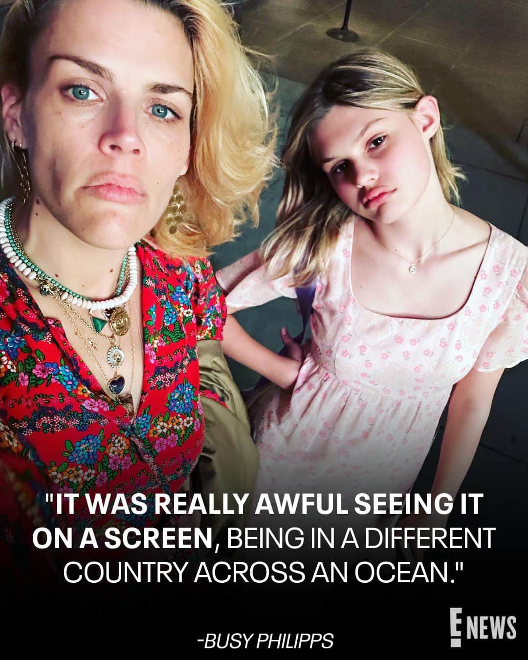E! Onlineさんのインスタグラム写真 - (E! OnlineInstagram)「Busy Philipps said she witnessed her oldest child Birdie suffer a seizure over FaceTime while the 15-year-old was attending school in Sweden. 💔 She opens up about the terrifying incident—link in our bio. (📷: Instagram)」12月15日 4時00分 - enews