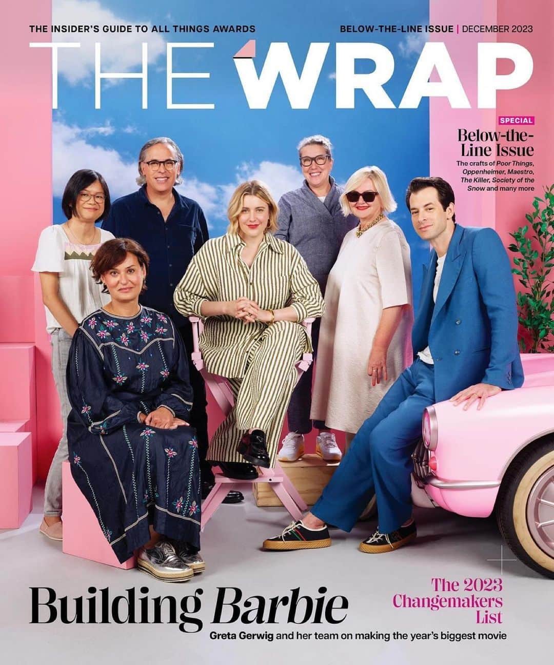 Warner Bros. Picturesのインスタグラム：「Repost from @thewrap: #TheWrapMagazine: Building #Barbie💗, Greta Gerwig and Her Team on Making the Year's Biggest Movie  ✍️: @StevePond31 & @KristenLopez88  📸: @JeffVespa   Photo Editor: @tatianaeleiva  Video Director: @thaddwilliams  Design Director: @shannonbwatkins  Social Director: Carmen Rivera  Creative Team: Chris Smith, @AaronJarboe & Breanne Terrazas   GLAM CREDITS: Makeup:Marylin Lee Spiegel @marylinmakeup  Makeup: Michael Shepherd @makeupartistmichael Hair: Joannel Clemente  Hair & Makeup:  Andrew Zepeda @andrewzepeda  Mark Ronson Groomer: Candice Birns @aframe agency @hairbycandicebirns   Greta Gerwig Stylist: Kate Young @kateyoung Hair: John D @hairbyjohnd  Makeup: Sabrina Bedrani for @diorbeauty @sabrinabmakeup」