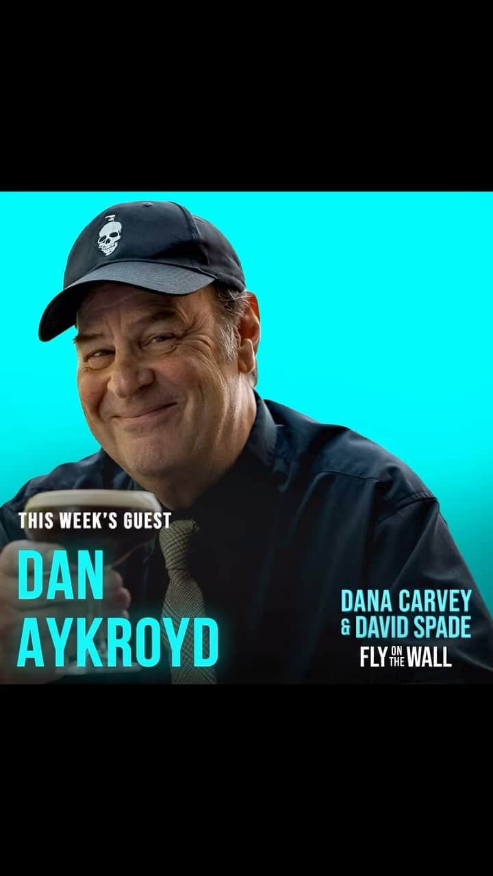 デヴィッド・スペードのインスタグラム：「Have one of my all time favorites on the podcast this week. @therealdanaykroyd  We talk about Belushi and Farley and all my favorite movies he was in. #FlyonTheWall @thedanacarvey」