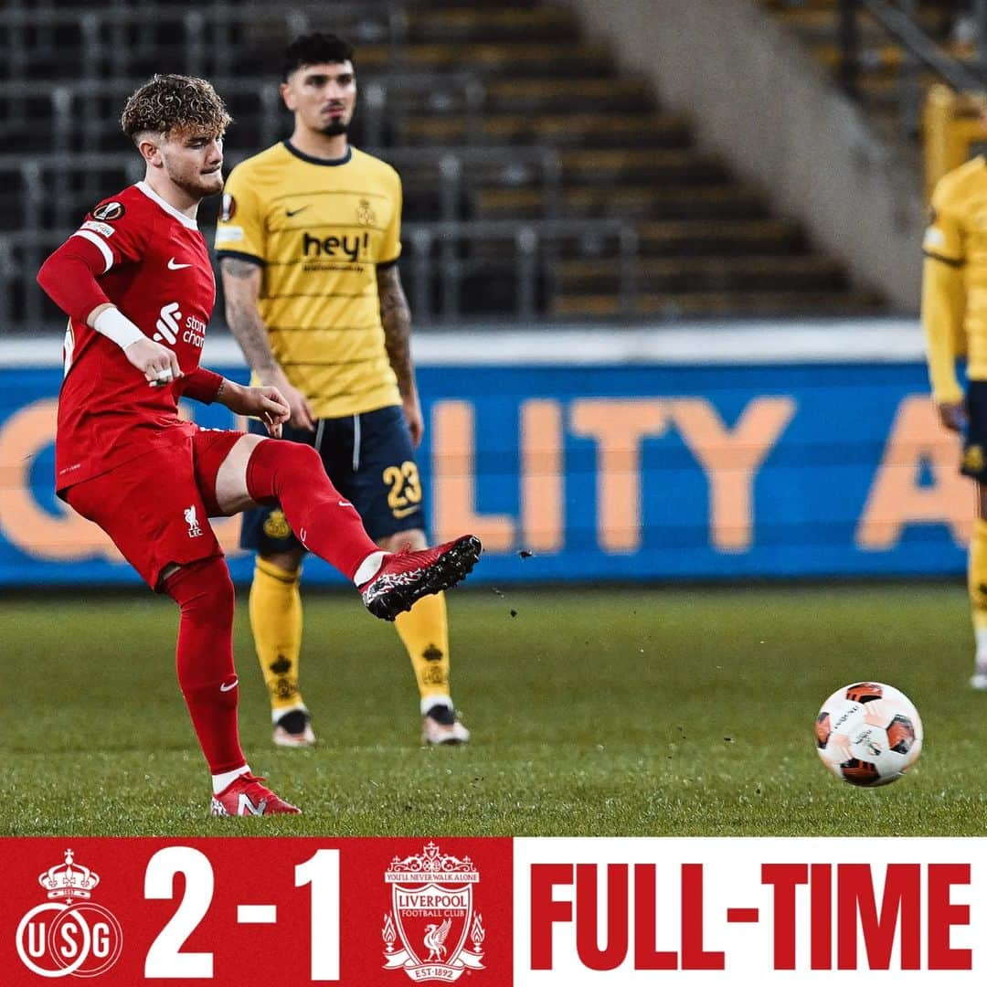 リヴァプールFCのインスタグラム：「Our final #UEL group game ends in defeat.」