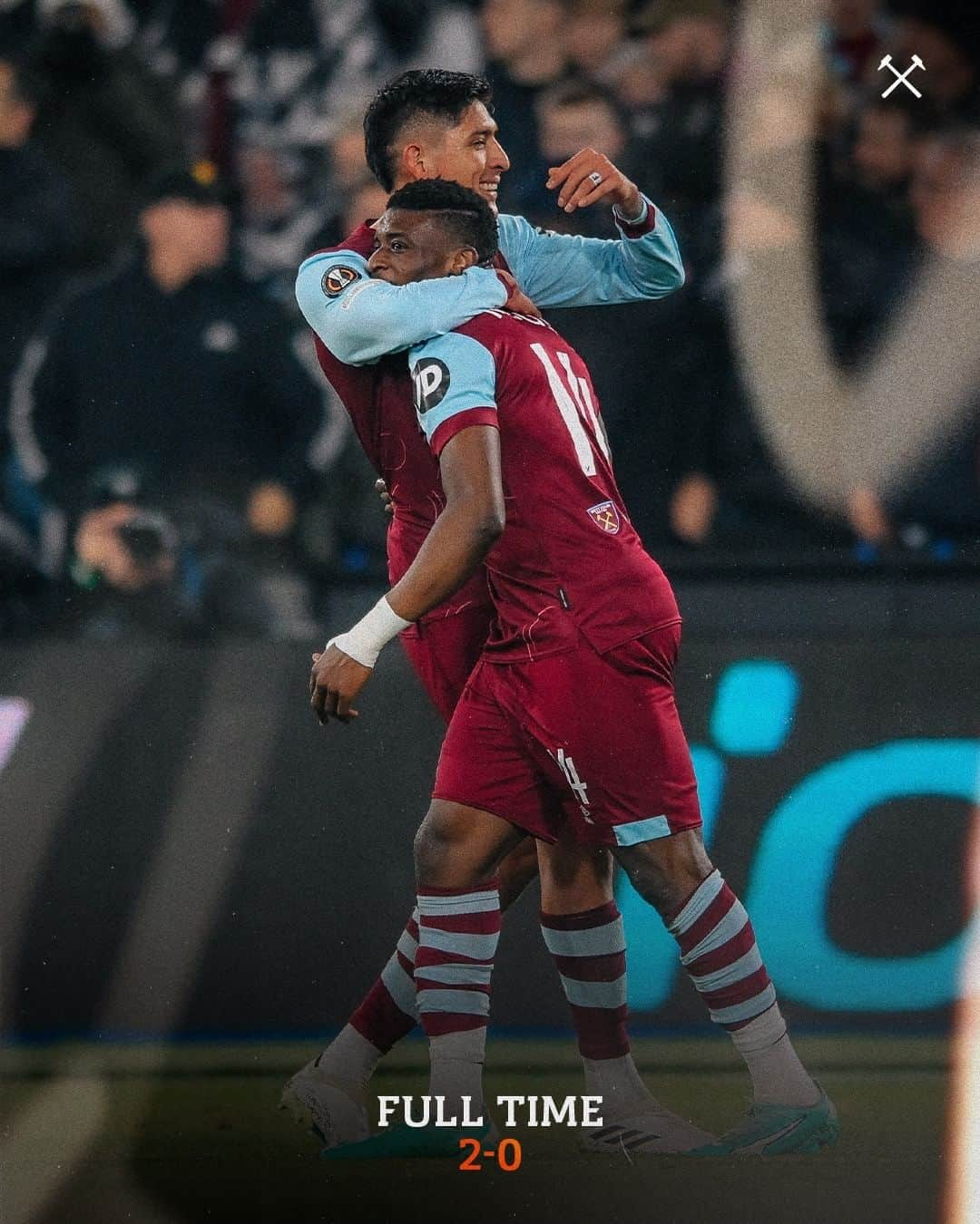 ウェストハム・ユナイテッドFCさんのインスタグラム写真 - (ウェストハム・ユナイテッドFCInstagram)「Ten straight European wins at London Stadium! ✅」12月15日 6時49分 - westham