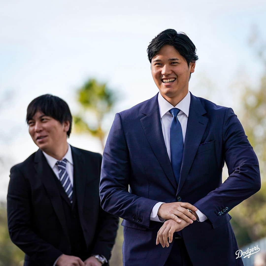 Los Angeles Dodgersのインスタグラム：「Welcome to Dodger Stadium, Shohei and Ippei!」