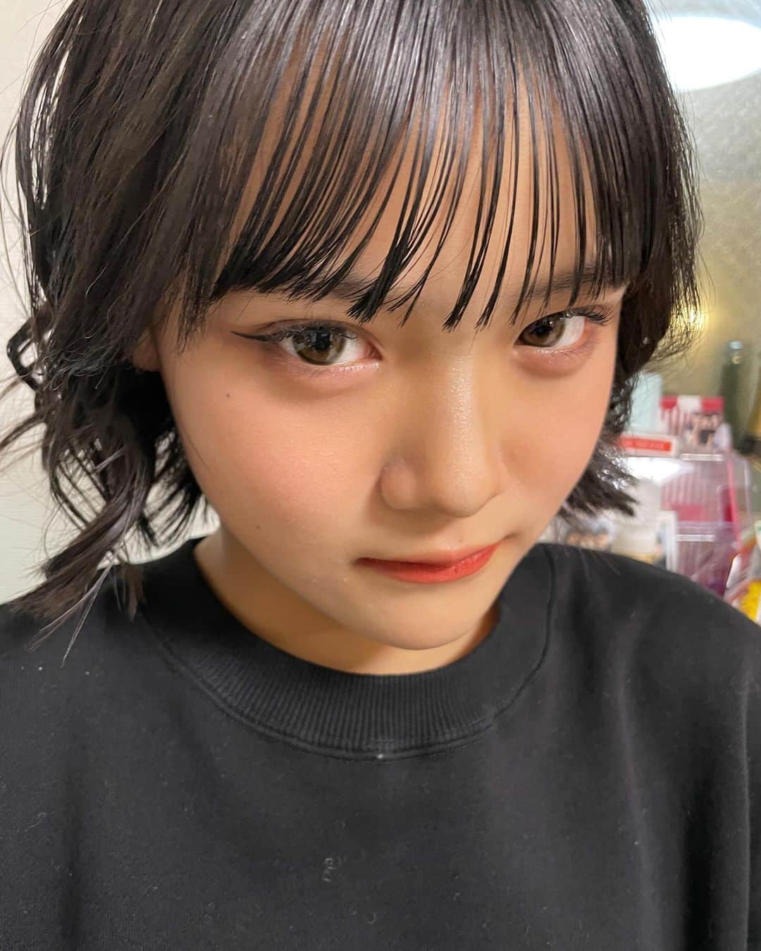 atukiyoさんのインスタグラム写真 - (atukiyoInstagram)「この日はろこにメイクもしてもらったあこ。 写真撮る時の表情も ...