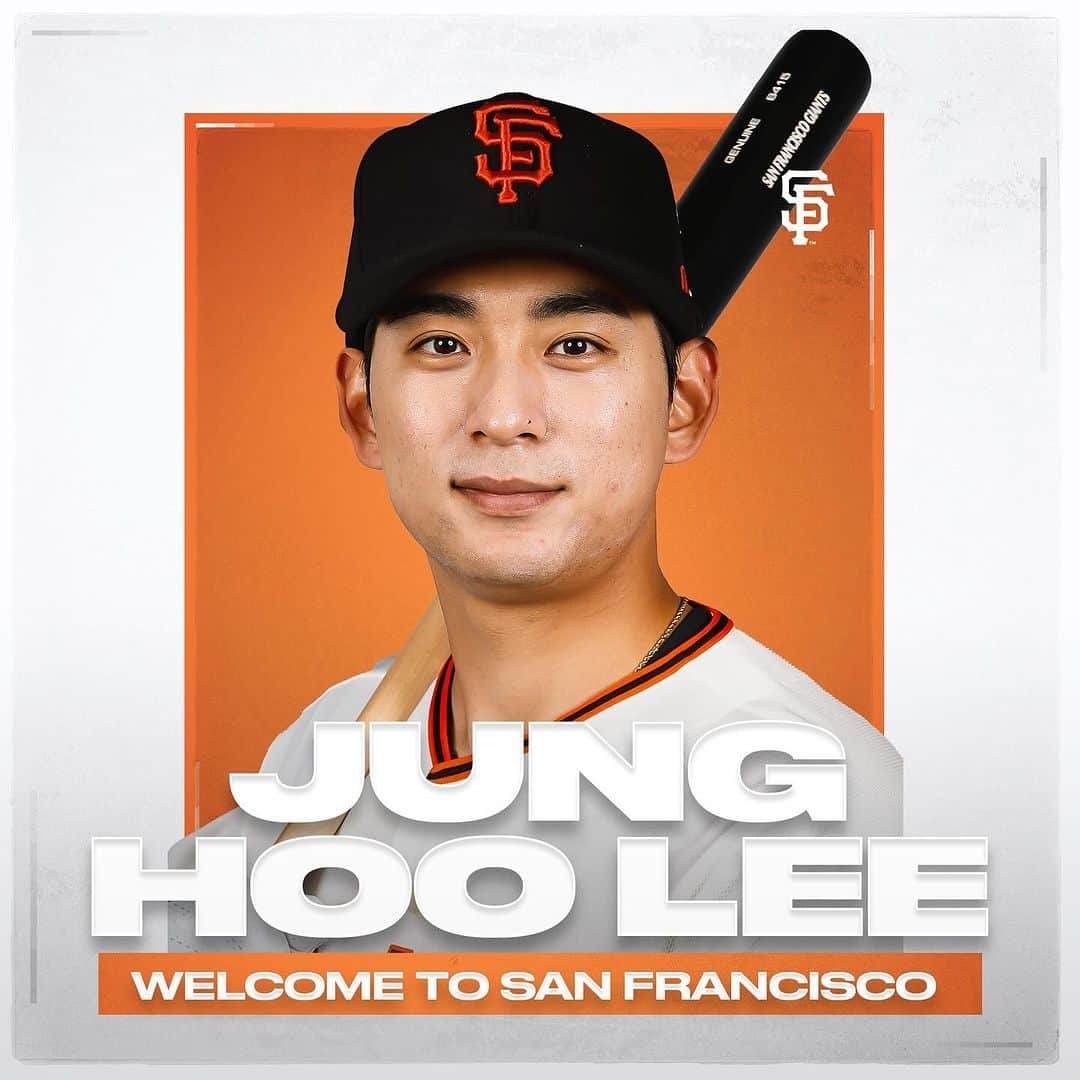 サンフランシスコ・ジャイアンツのインスタグラム：「Welcome to the San Francisco Giants, Jung Hoo Lee 🤝  이정후 선수, 샌프란시스코 자이언츠에 온 걸 환영합니다」