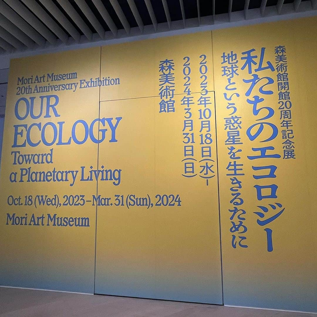 家長むぎさんのインスタグラム写真 - (家長むぎInstagram)「六本木 森美術館で会期中の森美術館開館20周年記念展「私たちのエコロジー：地球という惑星を生きるために」に行ってきました🌏「環境危機に現代アートはどう向き合うのか？」がテーマでした  動画はニナ・カネルの『マッスル・メモリー(5 トン)』というインスタレーション。ぜひ音あり見てください、帆立貝などの海生軟体動物の殻が踏まれて割れる音が綺麗です。さくさくぱりぱり鳴っていました。展示室が静かなので、かすかな音まで耳に入ってきます。いままでたくさん美術展を観てきたけれど、自分がここまで作品に関わることのできたのはこれがはじめて！楽しかった〜  このほかにも沢山おもしろい作品がありました！ぜひ行ってみてください〜  #森美術館 #美術館巡り #美術館好きな人と繋がりたい」12月15日 13時00分 - ienaga_mugi