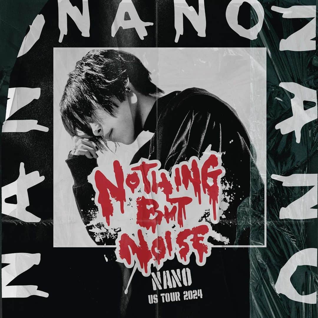 ナノのインスタグラム：「“NANO: NOTHING BUT NOISE” US Tour 2024  NEW CITIES ADDED   ・01.23 Houston, TX ・01.27 Brooklyn, NY  🎟️ Ticket sales for LA/CHI 12PM Local Time TOMORROW (12.15)  Please check back in the morning for HOU/NY ticketing info!  🔗: https://www.fakestarusa.com/post/nano-announces-nothing-but-noise-us-tour-2024 • • • • #NANO #NOTHINGBUTNOISE」