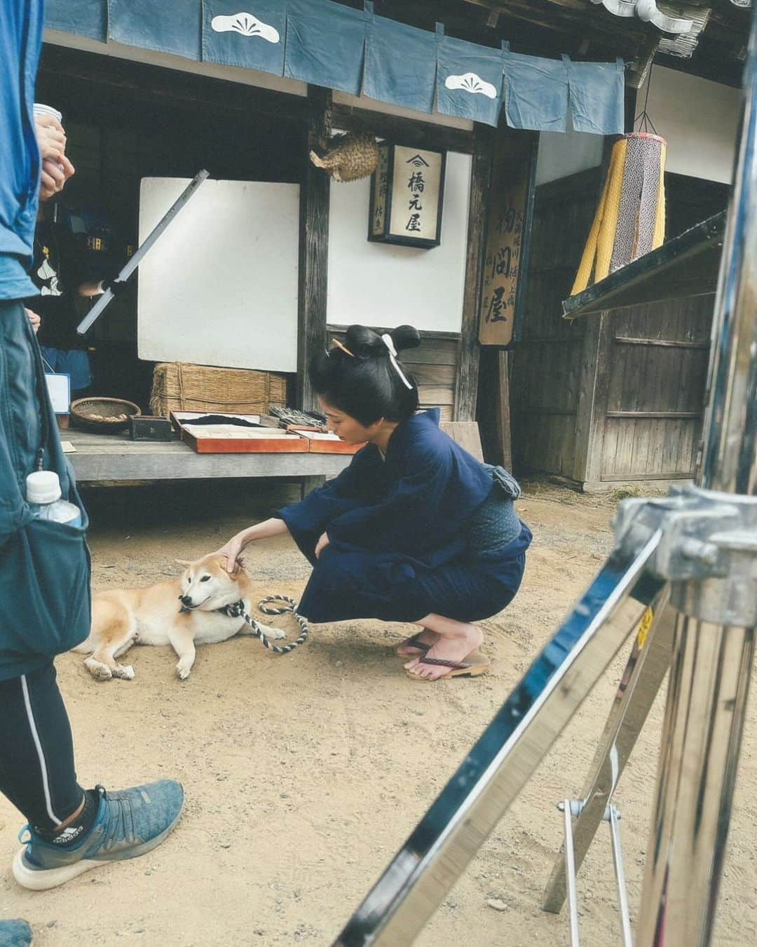 小芝風花のインスタグラム：「BS時代劇「あきない世傳　金と銀」 本日、第2回　＂それぞれの道＂の放送です☺︎  NHK BS・NHK BSプレミアム4K  19:30〜  ぜひご覧ください☺︎✨  #あきない世傳金と銀 #幸と早太郎」