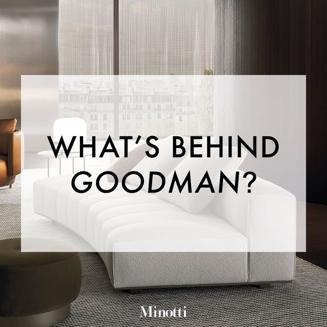 Minotti Londonのインスタグラム：「Immerse yourself into our world of craftsmanship and scroll through the pictures to discover the creation of our iconic Goodman seating system: authentic gestures bring to life a design conceived to last a lifetime.  Discover more at the link in bio.  Rodolfo Dordoni design  #minotti #minotti2023collection #goodman #seatingsystem #rodolfodordoni #interiordesign #designlover #madeinitaly」