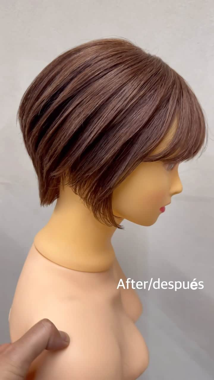 鶴谷和俊のインスタグラム：「顔まわりが軽いショートカット/shorthair  Short hair សកម្មង់ខ្លី Tóc ngắn छोटे बाल Pelo corto 짧은 머리 短发  Rambut pendek  ▪️使用ハサミ/scissors ・JOEWELL supreme SPM-60/SNT-40 ニューコバルト NC-5 カーブ笹刃 SDB-R JDB-610F  #hairstyleforshorthair #ショートボブ #ボブ #ショートヘア #ショートカット #bob #カット #ヘアカット #ヘアスタイル #髪型 #hair  #haircut #hairstyle #hairstyles #hairstylest #hairstyle #美容師 #Hairdresser #ម៉ាស់ស្រពះ #Thợlàmtóc #हेयरड्रेसर #Peluquero #미용사 #美发师 #Coiffeur #peinado #JOEWELL #pr」