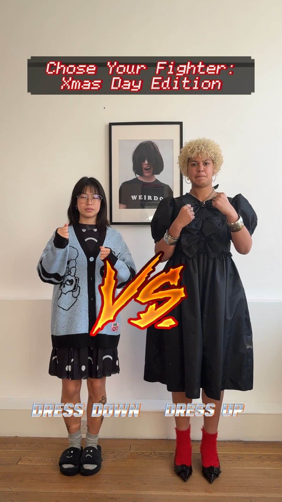 レイジー・オーフのインスタグラム：「CHOOSE YOUR FIGHTER 🤼 Are you home-body or a night owl? 🏠🌃  Shop the looks on our app, online and in our Carnaby store 🛍️」