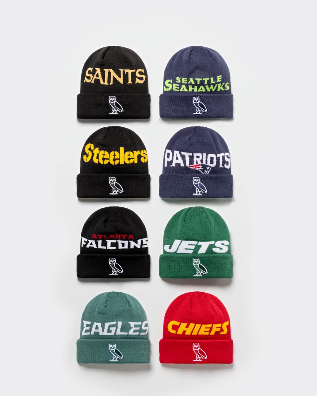 ニューエラ・キャップさんのインスタグラム写真 - (ニューエラ・キャップInstagram)「October’s Very Own. Check out the latest from @octobersveryown featuring select NFL teams in a Knit and 59FIFTY Fitted. Available now at New Era Cap.」12月16日 0時00分 - neweracap