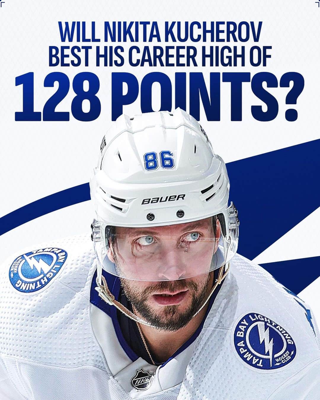NHLのインスタグラム：「Is it in the forecast for Nikita Kucherov this season? ⚡️」
