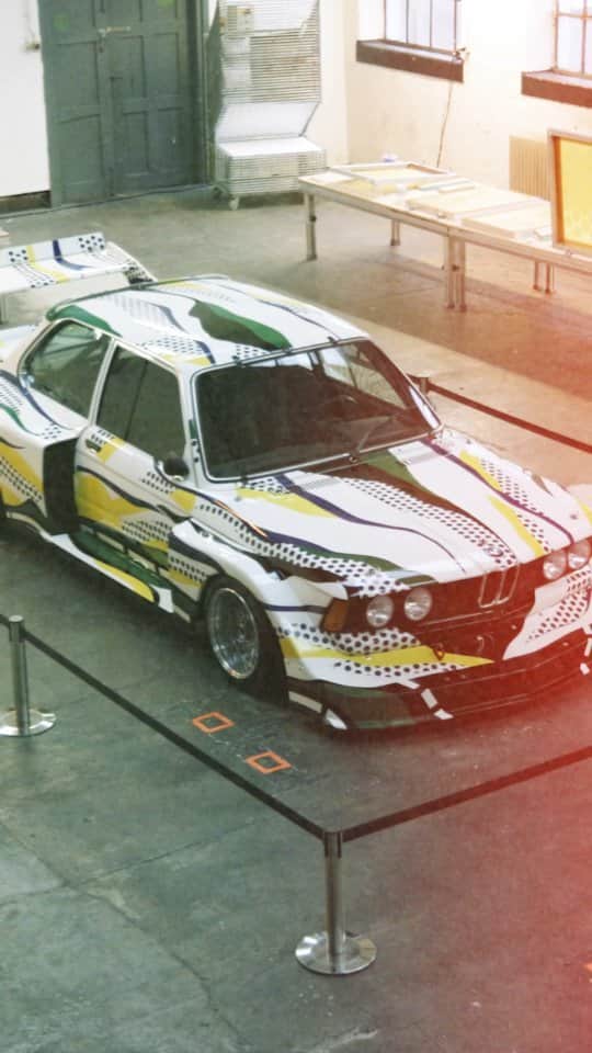 BMWのインスタグラム：「Impressions from the Roy Lichtenstein capsule launch by BMW and @pumamotorsport.  We invited creatives from around the world to unleash their inner pop artist, inspired by the late icon who designed the 1977 BMW Art Car 🎨  Discover the collection via the link in bio. #BMW #GoodsWithFreude」