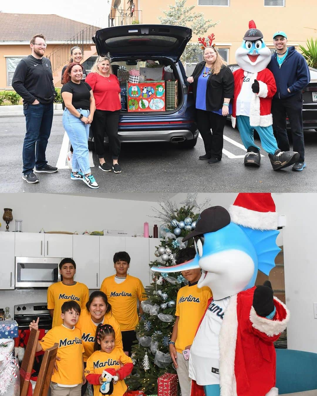 マイアミ・マーリンズさんのインスタグラム写真 - (マイアミ・マーリンズInstagram)「Making the holidays special for our neighbors with @marlinsimpact ❤️」12月16日 3時22分 - marlins