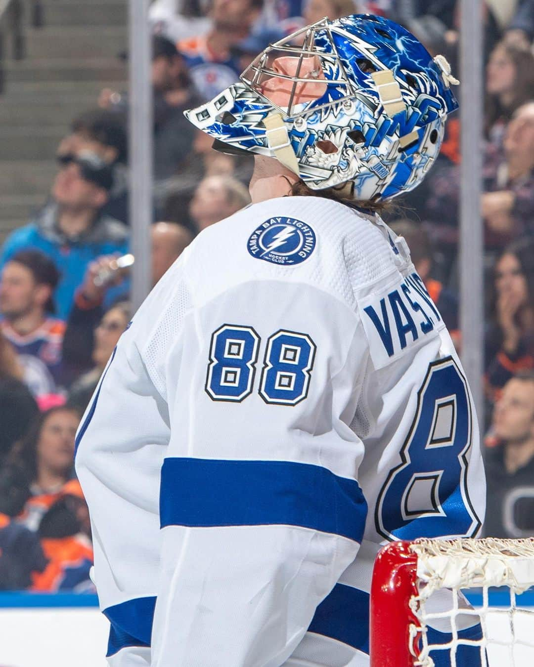 NHLさんのインスタグラム写真 - (NHLInstagram)「Dialed in. 🙅‍♂️  Andrei Vasilevskiy made 53 saves last night in the @tblightning’s 7-4 win. 🔥」12月16日 4時07分 - nhl