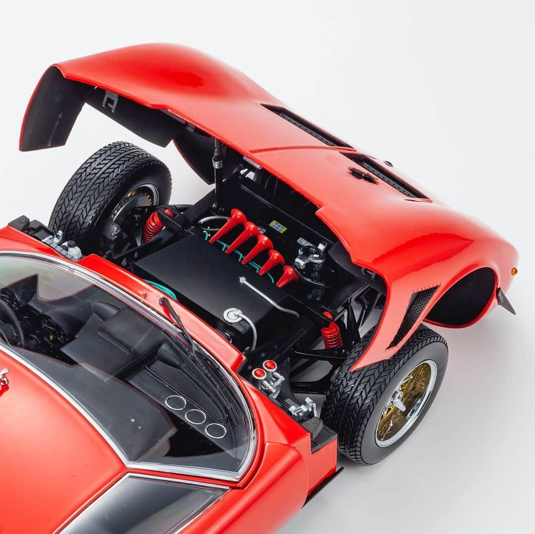 kyosho_official_minicar toysのインスタグラム：「. 1/12 Lamborghini Miura SVR  No.KS08625R #lamborghini #miurasvr #kyosho #112scale #miura #svr #lamborghinilife #carcollection #exoticcar #vintagecar #京商 #ランボルギーニ #ミウラ #ミニカー」