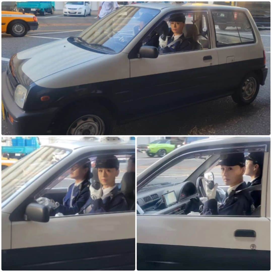 大地真央さんのインスタグラム写真 - (大地真央Instagram)「スピード違反は絶対駄目❗️🙅‍♀  ミニパトの窓全開で黒い排気ガスを吸いながら歌うのは 喉に悪いが、スピード違反者の心には届き響いたと思う。  今日もパトロール行って来ます🫡  #CM #ミニパト 🚓 #大地真央 #MAODAICHI」12月16日 12時24分 - daichimao_official
