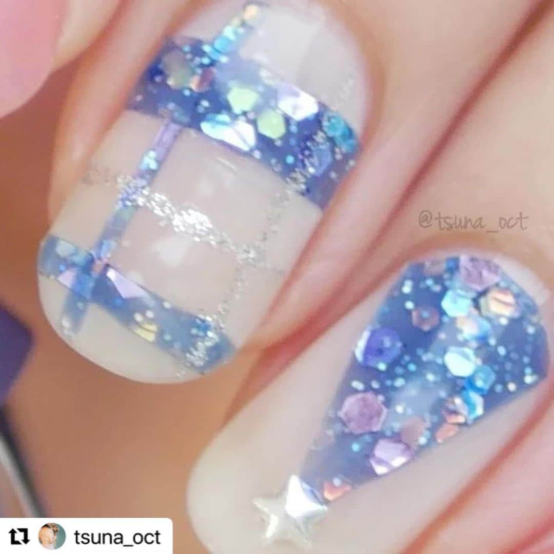 【PLANET NAIL（プラネット ネイル）】公式さんのインスタグラム写真 - (【PLANET NAIL（プラネット ネイル）】公式Instagram)「✰✰✰✰✰✰✰✰✰✰✰✰ PLANET Girl🪐 @tsuna_oct さま♡  何かをplanningさせたら右に出るものは いないほどのスピード感&パワーの持ち主 なつみちゃん🥺✨✨✨ いつも人が楽しめること、心豊かであることを 生きてるなつみちゃんだからこそ成せる技っ🩷 プラネットガールの煌き連鎖を これからみなさま楽しみにしててくださいね😍 ╍ ╍ ╍ ╍ ╍ ╍ ╍ ╍ ╍ ╍ ╍ ╍  💅🏻💅🏻⁡ ⁡.⁡ ⁡⁡ ⁡ #プラネットガールの煌めき連鎖 ✨✨⁡ 同じ #プラネットガール2023 をしている、かれんさんと( @self_._.nail._._ )の縛りネイルです💫⁡ ⁡.⁡ ⁡⁡ ⁡縛り内容は、 🌟 ̖́-深海の空中庭園を使用する 🌟 ̖́-クリスマスネイル 🌟 ̖́-パールを使う です🫧🫧⁡ ⁡.⁡ ⁡⁡ ⁡クリスマスネイルということで、ツリーネイルにしてみました🎄⁡⁡ ⁡. ⁡久々にポリシートを使ったデザインです🫣🫣⁡ ⁡クッキングシートにポリッシュを塗り塗りして、剥がしたあとハサミで切ってトップコートで貼り付けました💭⁡ ⁡5枚目が残骸...です🤣🤣⁡ ⁡ポリシート使うと、チェック柄も楽チンで良きです🙆🏻‍♀️⁡ ⁡.⁡ ⁡⁡ ⁡使用品は、⁡ ⁡⁡・@planet.jp ⁡ #planetnail ⁡⁡ #深海の空中庭園 .  #ネイルハードナー  #アッシュサタン .⁡ ⁡・@dupbeauty ⁡ ⁡ #ネイルファンデーション  #ピュアミルク .⁡ ⁡・@pa_nail ⁡ ⁡ #paネイル ドロウネイル draw01⁡ ⁡です🎄🎄⁡ ⁡.⁡ ⁡⁡⁡ ⁡今回はかれんさんとの縛りネイルということで、ピンクも使ってみました🫣 ⁡ #プラネットガールの煌めき連鎖 、まだまだ続くのでお楽しみに🫶🏻🫶🏻⁡  #プラネットネイル が作り出す煌めきの輪、もっと広がりますように💫⁡ ⁡.⁡ ⁡⁡ ⁡ #tsuna_planetnail 👈プラネットネイルを使用した他のデザインはこちらから💫⁡ ⁡.⁡ ⁡⁡ ⁡ #tsuna_naildesign  #tsuna_bluenail  #クリスマスネイル  #ツリーネイル  #プレゼントネイル  #冬ネイル  #冬ネイル2024  #チェックネイルデザイン  #ブルーネイル  #ラメネイル部  #ラメネイル  #簡単ネイル  #ポリッシュ派  #ポリッシュネイル  #時短ネイル  #初心者ネイル  #セルフネイル  #セルフネイル初心者  #あいりネイルカタログ」12月16日 12時57分 - planet.jp