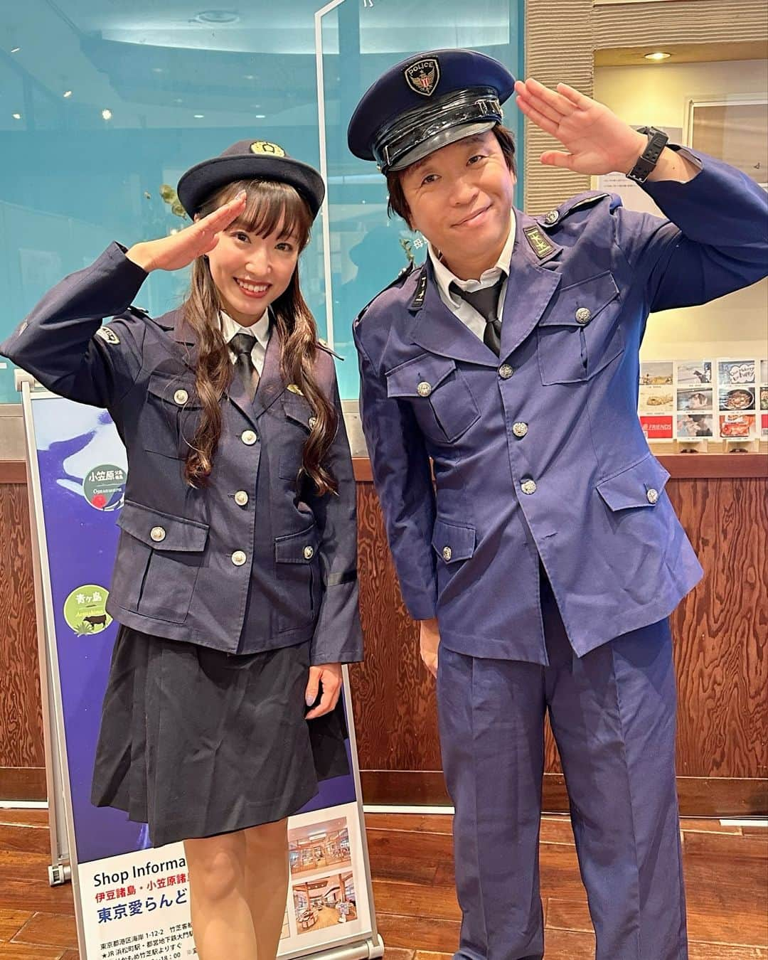 藤田舞美のインスタグラム：「❁︎ 昨日は年内最後の求人任三郎がいく！放送日でした📺🚨 今年も色々なところに捜査に行かせて頂き、とっっっても楽しかったー❤️ロケ日が毎回楽しみです♫ * お世話になった皆様、本当にありがとうございました🙇‍♀️✨ また来年もよろしくお願いします🥰 * #千葉テレビ #チバテレ #求人任三郎 #求人任三郎がいく #アシスタント #ロケ #警察官 #ポリス #ポリスコス #ホリ さん  #👮‍♀️ #🚓 #アナウンサー #フリーアナウンサー #policecostume #japanesepolice #announcer #reporter #instagood」