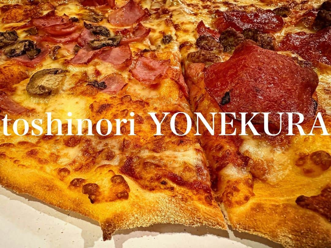 米倉利紀のインスタグラム：「i love PIZZA😍  #米倉利紀 #toshinoriYONEKURA #sTYle72basic #sTYle72standard #newALBUM #TOUR #COLOR #ANIMAL #instagramLIVE #正直者が勝者」