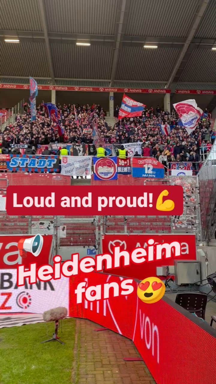 ブンデスリーガのインスタグラム：「@FCH_1846 away support is 𝐋𝐎𝐔𝐃 𝐀𝐍𝐃 𝐏𝐑𝐎𝐔𝐃! 😍📢  #Bundesliga | #MD15 | #M05HDH」