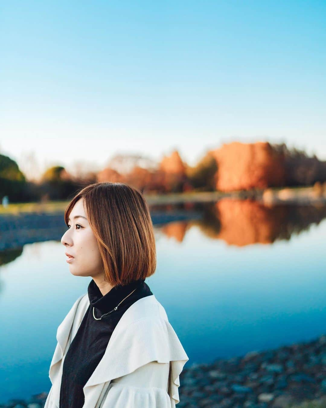 吉野史桜さんのインスタグラム写真 - (吉野史桜Instagram)「in 水元公園  撮影　@genphotogenic   🍂🍂🍂🍂  #ポートレート  #ポートレート撮影  #水元公園  #秋  #紅葉」12月16日 20時07分 - shionyoshino