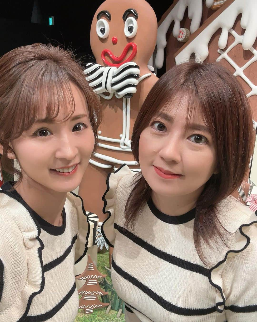 花清まゆこさんのインスタグラム写真 - (花清まゆこInstagram)「🎄Welcome To Gingerbread Land〜ポップ アップ イベント🎄  ジョーマローンのポップアップイベント✨  とっても可愛い世界観を堪能してきました❤️  画面をタッチすると、 自分がジンジャーマンになれて、、 楽しかった（笑）  12月14日(木)– 12月25日(月) 11:00〜21:00* [最終日25日のみ11:00～20:00*] ＊最終入場は30分前まで  表参道ヒルズ B3F スペース オー 東京都渋谷区神宮前4丁目12番10号  入場無料・予約制  #ジョーマローン  #jomalone  @jomalonelondon  #ポップアップイベント #表参道ヒルズ #ジンジャーマン #可愛い #双子コーデ  #おそろコーデ」12月16日 20時51分 - mayuusa610