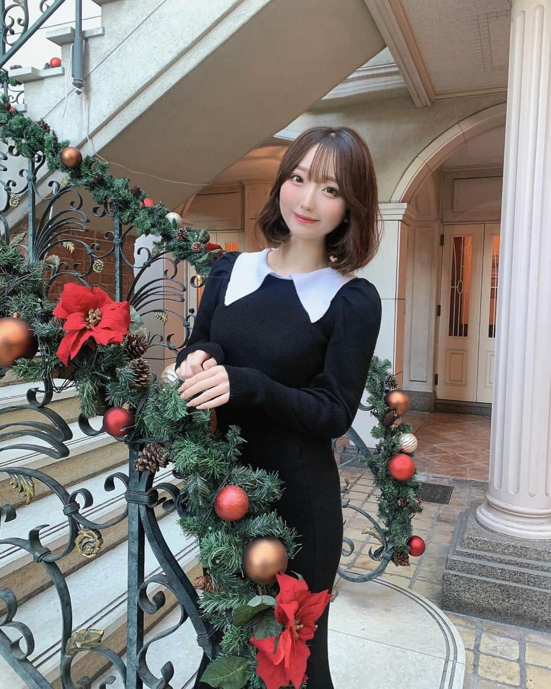 柳田なつみのインスタグラム：「ホテルモントレ大阪でクリスマスランチ🎄🪄 ・ ・ #ホテルモントレ　#ホテルモントレ大阪　#クリスマスランチ　#クリスマス　#大阪ランチ」