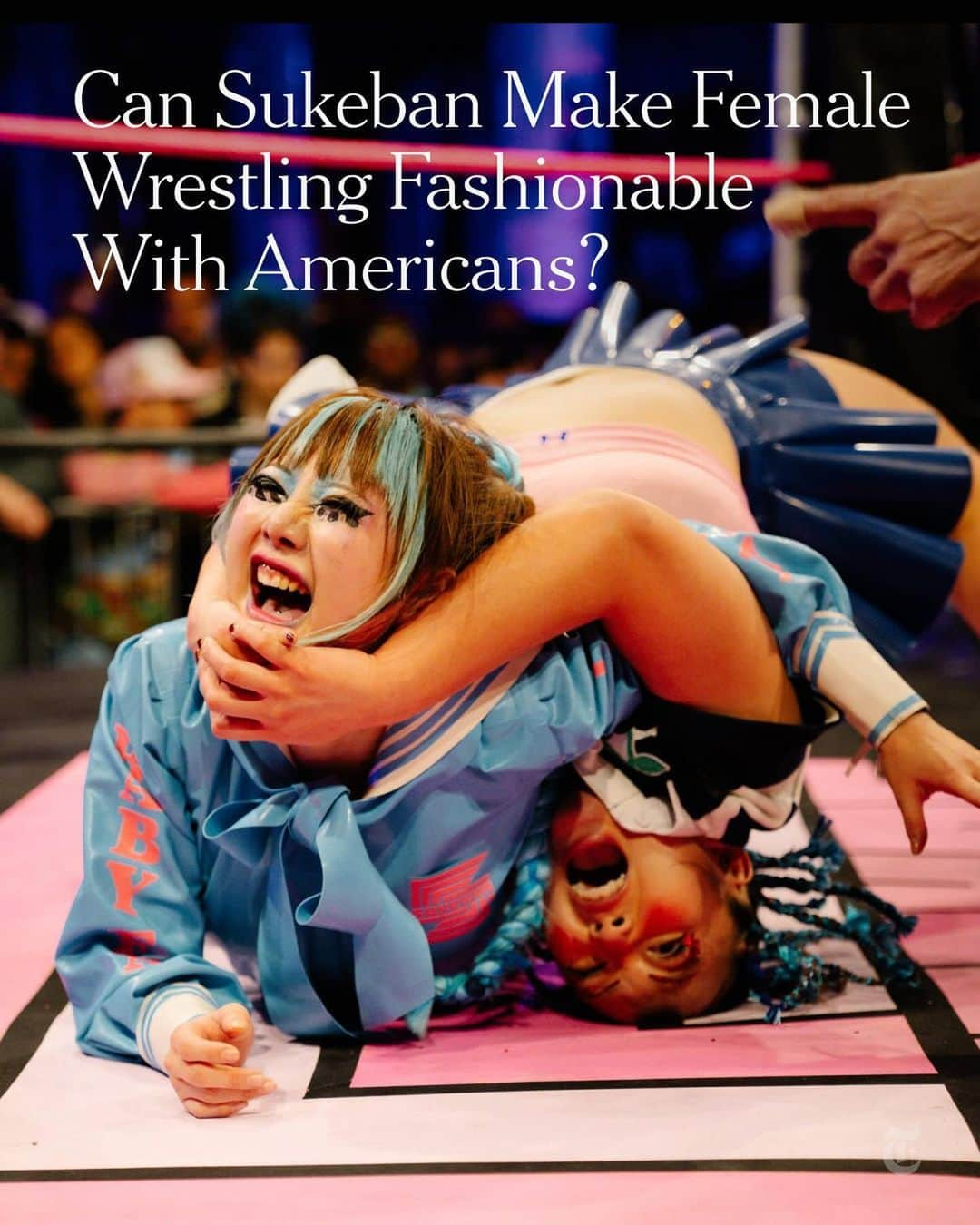 New York Times Fashionさんのインスタグラム写真 - (New York Times FashionInstagram)「Sukeban is a new women’s wrestling league featuring Japanese performers — the first of its kind in the U.S. It is one of many leagues dedicated to Japanese women’s wrestling, where athletes often perform theatrical, hard-hitting punches and clever defenses while telling a story with their moves and costumes.   Sukeban places a particular emphasis on fashion, and well-known designers, including Olympia Le-Tan, a founder of the league and its creative director, helped to produce the costumes and props with the hope of appealing to an audience unfamiliar with the sport.  Notable artists have created memorable looks for the matches. @olympialetan, who has her own housewares and accessories line and has worked with Marc Jacobs, designed the costumes. @stephenjonesmillinery, the British milliner whose clients have included Lady Gaga and Diana, Princess of Wales, made the headpieces. @marcnewsonofficial, an Australian industrial designer who is represented by Gagosian, created the championship belt.  Read more about the unique form of Japanese wrestling that mixes fashion and theatrics at the link in our bio. Photos by Martina Tuaty for The New York Times」12月16日 22時45分 - nytstyle