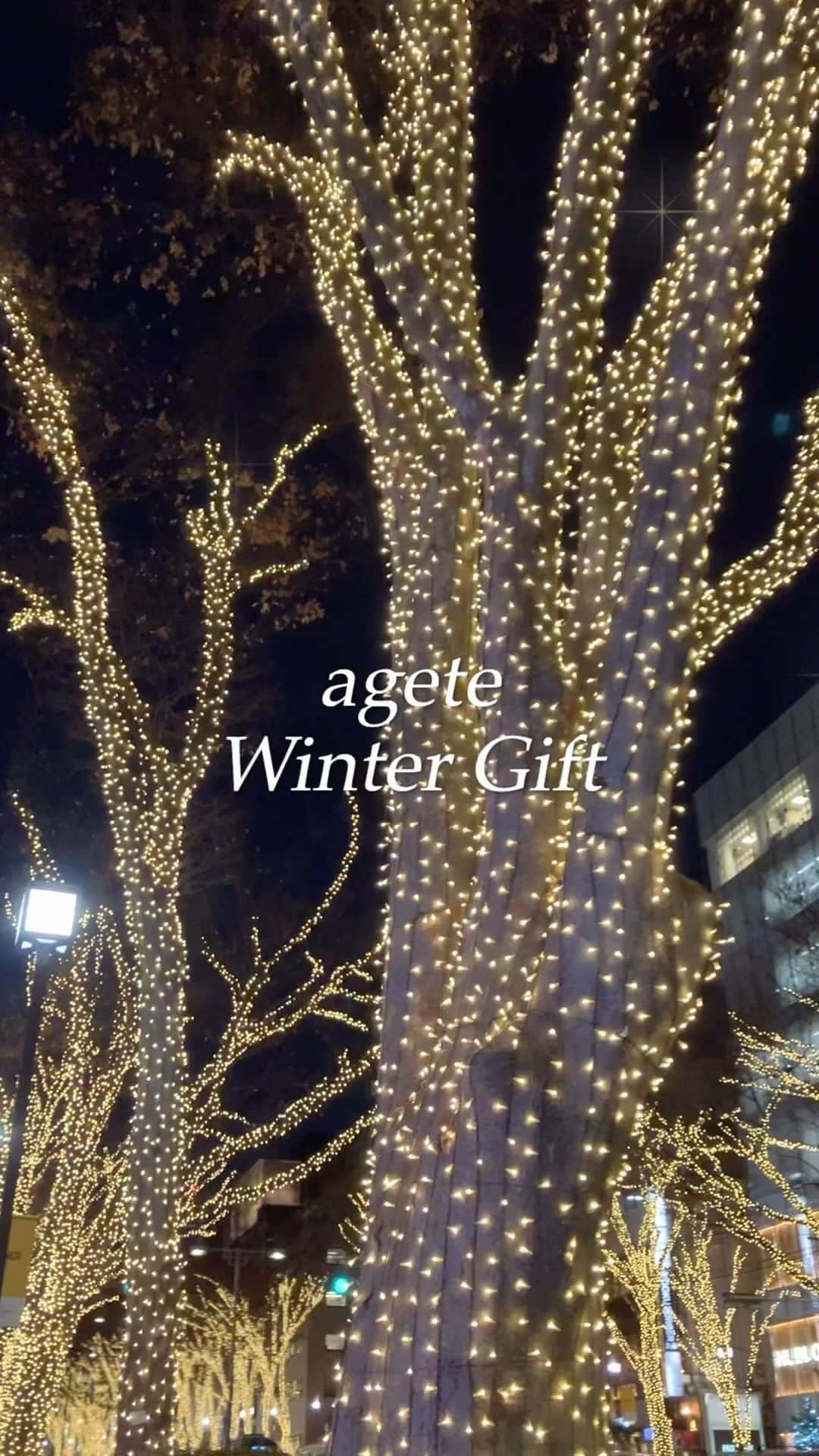 ageteのインスタグラム：「【Winter Gift】 街中イルミネーションが輝き、クリスマスムード一色。 大切なあの人へ、今年1年頑張った自分へのご褒美など…想いを込めたプレゼントを贈ってみませんか？  ※動画内のスペシャルショッパーは、数に限りがございます。ご了承ください。  アイテムの詳細は商品タグもしくは公式オンラインストアにてご確認いただけます。  #agete #アガット #限定ピアスセット #ギフトジュエリー #ご褒美ジュエリー」