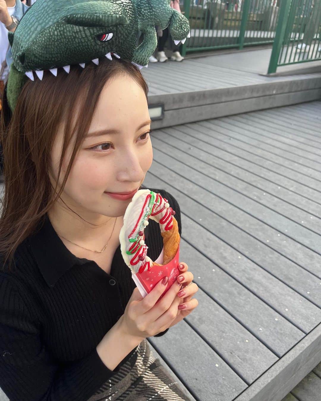 大上陽奈子のインスタグラム：「🎅🎄🥐」
