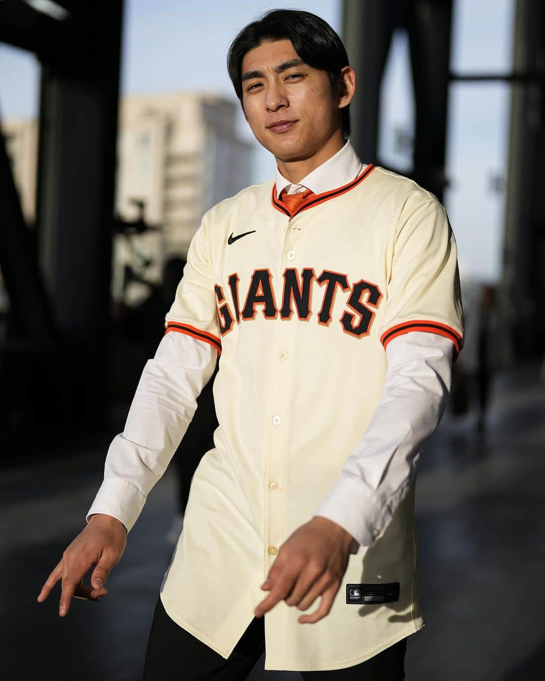 サンフランシスコ・ジャイアンツのインスタグラム：「Jung Hoo’s first visit to Oracle Park was special 🙌」